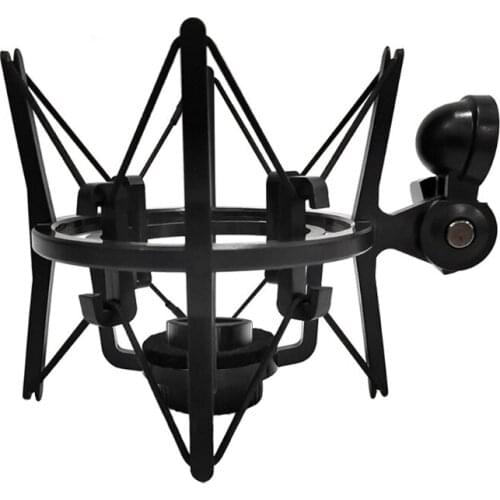 Universal Mic Microphone Shock Mount Adjustable Clip Holder Stand Recording Bracket Professional T84D