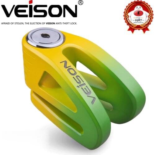 VEISON DX11 Stainless Steel Motorcycle Disc Brake Locks Moto Electric Vehicle Anti-Theft Safety Cadeado