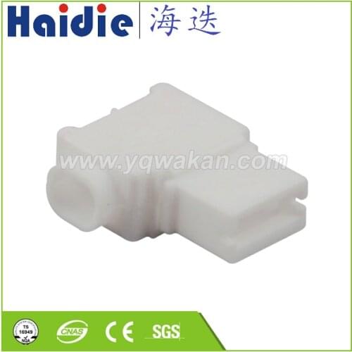 1 pin 6.3mm automotive plastic housing plug electrical auto unsealed connector 176497-1 HD019-6.3-21