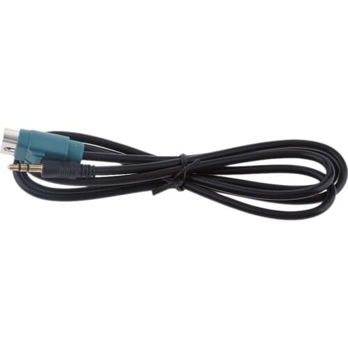 3.5 Mm Car Aux Audio Adapter For ALPINE KCE-236B For MP3 Ipod IPhone