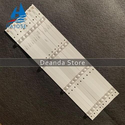 5Set=45Pcs LED Backlight 4 Lamps 4C-LB5504-HR17J 4C-LB5504-HR18J 55HR330M04B5 V4 for 55T1YP 55BC7600 55U6780C screen LVU550ND1L