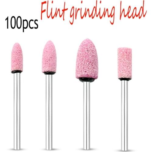 Flint Aberdeen Grinding Wheel Grinding Head Round Jade Small-sized Polishing Pneumatic Electric Grinder4-12MM