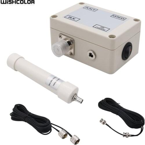 Wishcolor 10KHz-30MHz Mini Whip Active Antenna Mini Whip HF LF HF VHF SDR RX Active Antenna With Portable Cable