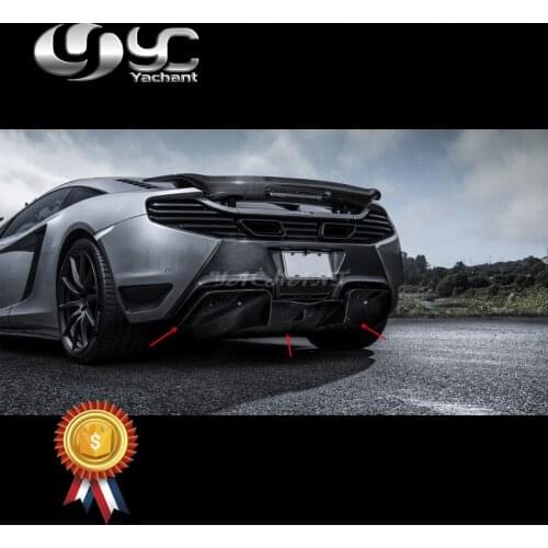 Car-Styling Carbon Fiber Rear Bumper Diffuser Fit For 2011-2014 MP4-12C Coupe & Spyder VRS V-MC AERO Style Rear Diffuser