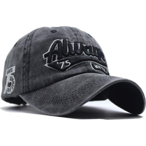 New washed baseball cap with frayed edge to make old sun hat unisex truck cap