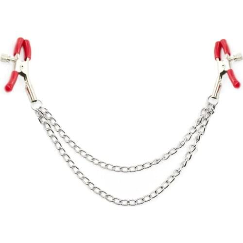 Chains Metal Nipple Clamps Sex Toys Flirt Toys Nipple Clips For Women Nipples Clips Adult Games For Couples
