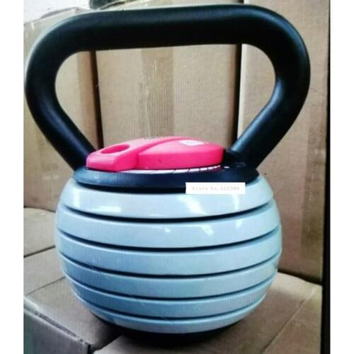 HT1082 Adjustable Weight Kettle Bell 40 Pounds Cast Iron Competitive Kettlebell Exercise Body Shaping Indoor Fitness Equipment