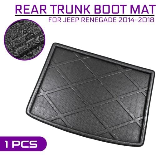 For Jeep Renegade 2014 2015 2016 2017 2018 Car Floor Mat Carpet Rear Trunk Anti-mud Cover