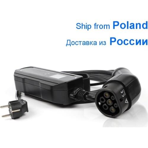 Electrical Car Charger EV 6A 8A 10A 13A 16A Fast Charing Cable Connectors Type 2 Type 1 Mode 2 Home use