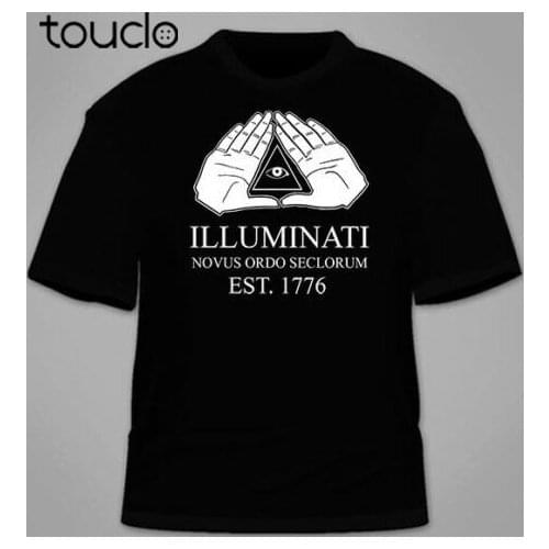 Illuminati T-Shirt. NWO Secret Elites Conspiracy Theory Funny TShirt Tees