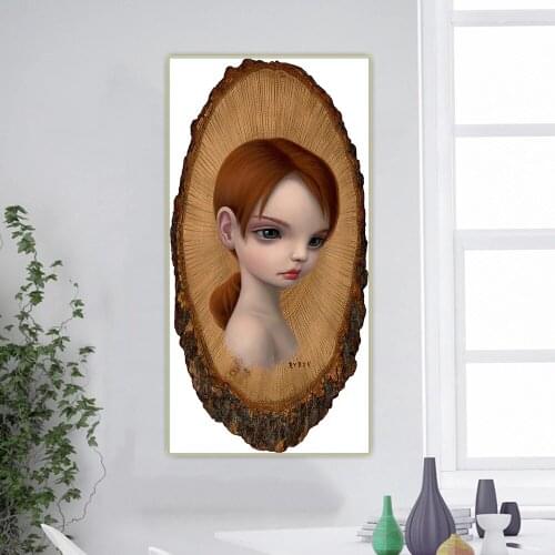 Canvas Oil Painting Mark Ryden"White Oak Nymph"Western Art Decor Poster Wall Aesthetic Backdrop Home Room Interior Decoration