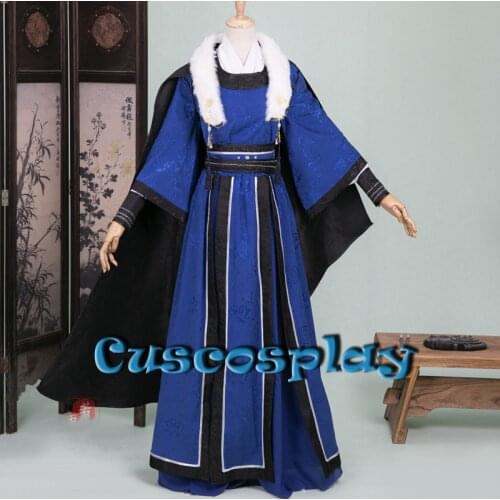Chinese Anime Sha Polang Chang Geng Luo Binghe Cosplay Costume Hanfu Full Set TV Play Performance Halloween Costumes for Male