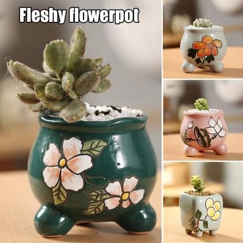 Creative Flower Pot Garden Flower Pot Ceramic Flower Pot Outdoor Garden Succulent Plant Bonsai Home Decoration Home Furnishing