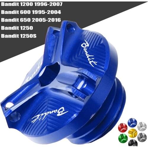 Oil Filler Cap FOR SUZUKI BANDIT 400 600 650 1200 1250 1250S Accessories Engine Oil Drain Plug Sump Nut Cup Covers