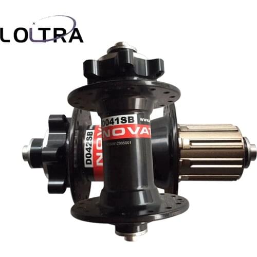 NOVATEC MTB Hubs D041SB/D042SB 8/9/10 Speed black or red color 28 holes 32 Holes 36 Holes 6 bolts hub with QR skewer