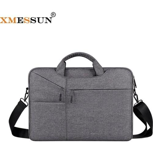 XMESSUN New Laptop Bag 2021 Fashion Canvas Large Capacity For Leisure Apple Business Travel Macbook Pro Briefcase Bag INS XMS302