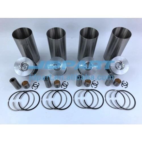 New 4TNV98 Liner Kit Piston + Rings + Liner For Yanmar Engine