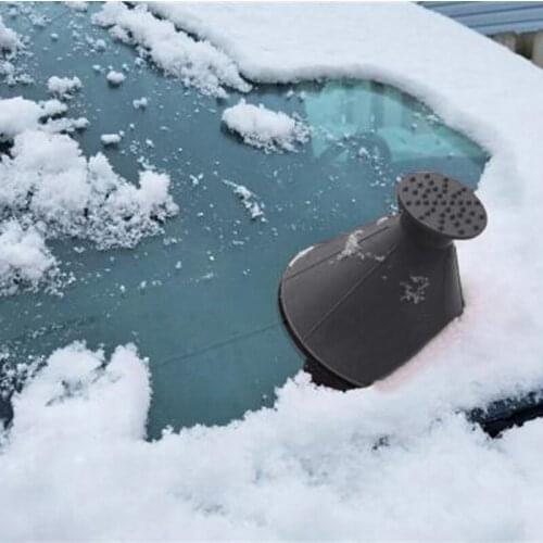 Outdoor Ice Shovel Cone Funnel Snow Removal Tool Utility Car Windshield Snow Shovel Car Scraper Ice Scraper