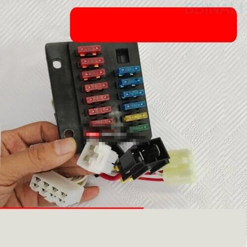 For Daewoo Doosan DH55 60 220 225 300-5-7-9 Excavator Fuse box assembly Fuse wire harness fuse wire buddle Excavator Accessories