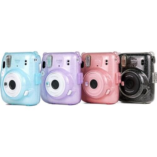 Transparent Protective Cover For Instax Mini11 Anti-scratches Shock-proof Camera Bags Crystal Box Portable Camera Protection