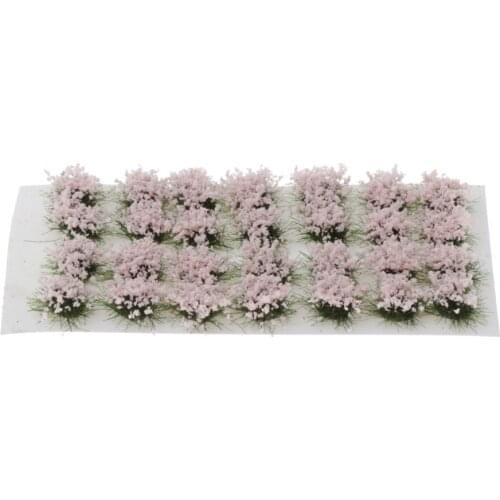 Self-adhesive Flowers Static Grass Clumps Modeling Train Model