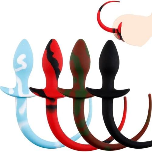 Pig Tail Anal Plug Sex Toy Bullet lesbian Products Butt Plug G Spot Toys Silicone Tail LOVER SEX GAME for Women Couples