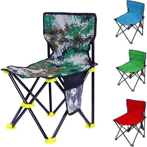 Ultralight Camping Folding Chair For Camping Portable Outdoor Fishing Beach Chair Garden Picnic Stool