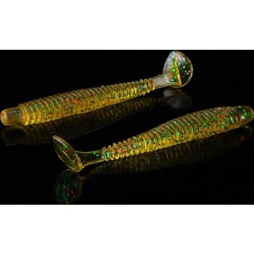 WALK FISH 12PCS/Lot 7cm 2.2g Soft Rubber Bait Fishing Lure Jig Wobbler Soft Worm Carp Fishing Bait Artificial Silicone Swimbait