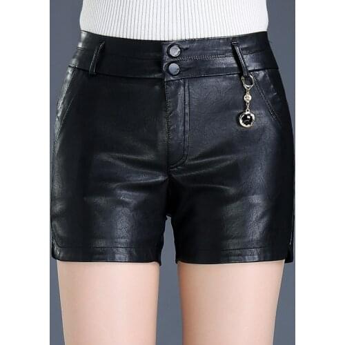Z&I Women's Leather Shorts