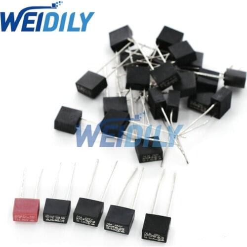 10PCS Fuse 1A 2A 3.15A 4A 5A 6.3A 250V 392 Square Plastic Fuse LCD TV Power Board Slow Blow Fuse T1A T2A T3.15A T4A T5A T6.3A