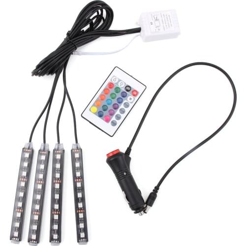 4Pcs Car RGB And Single Color LED Light For VW passat chevrolet cruze mitsubishi lancer 10 kia sportage nissan x-trail All