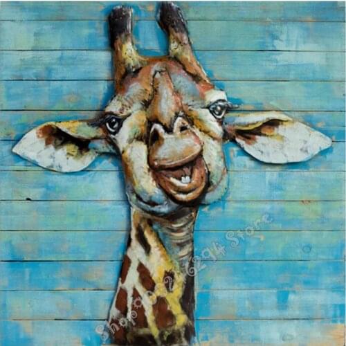 New DIAMOND Embroidery 3D DIY diamond cross stitch painting abstract giraffe diamond art Mosaic interior decoration FF3370