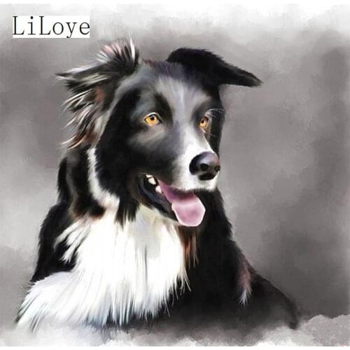 LI LOYE Diamond embroidery DIY 5D Diamond painting dog Pictures Cross stitch Crystal Diamond full mosaic Hobby crafts Gift FZ83