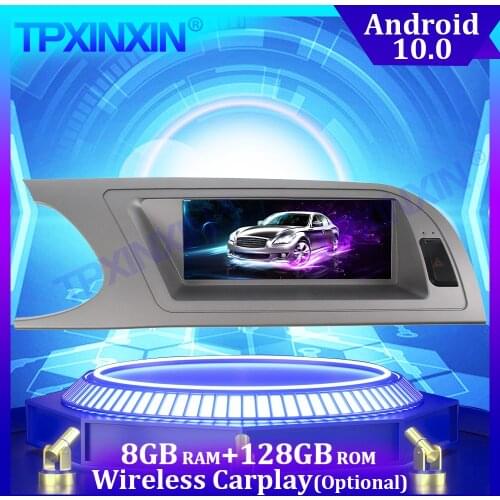 Android 10.0 8+128G Carplay IPS For Audi A4 2009-2016 Multimedia Player Stereo Tape Recorder GPS Navi Auto Radio Head unit DSP