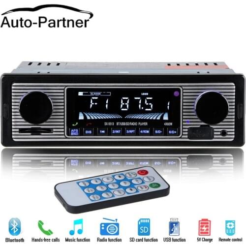 NEW 12V Car Radio Player Bluetooth Stereo FM MP3 USB SD AUX Audio Auto Electronics autoradio 1 DIN oto teypleri radio para carro