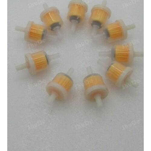 Motorcycle Petrol Filter Oil Filter Fuel Filter Gasoline Filter Motorcycle Accessories with Magnet 63MM 10PCS
