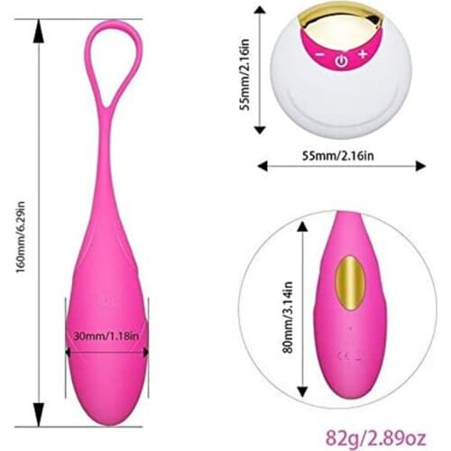 Wireless Remote Control Vibrating Egg Female Waterproof 10-Frequency Vibration Mute Adult Masturbation Toy Fun Jumping Single