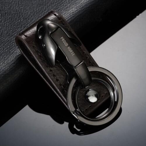 Snake head keychain key ring genuine leather car key chain key holder creative sleutelhanger chaveiro llaveros hombre