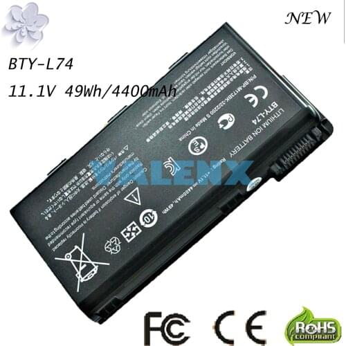 BTY-L74 Laptop Battery For MSI A5000 A6000 A6200 CR600 CR600 CR620 CR700 CX600 CX700 All Series MSI CX620 A7005