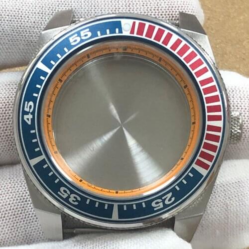 Watch stainless steel 316L case 42.7mm sapphire glass assembly NH35 NH36 automatic movement aluminum ring mouth