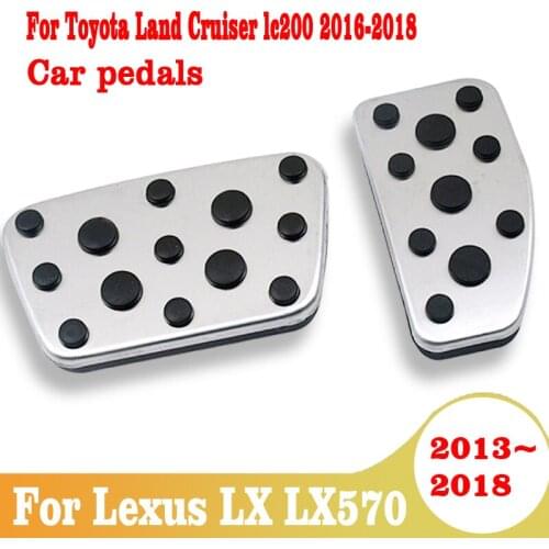 For Lexus LX LX570 2013-2018 For Toyota Land Cruiser lc200 2016 2017 2018 Car Accelerator Footrest Pedal Brake Pad Accessories