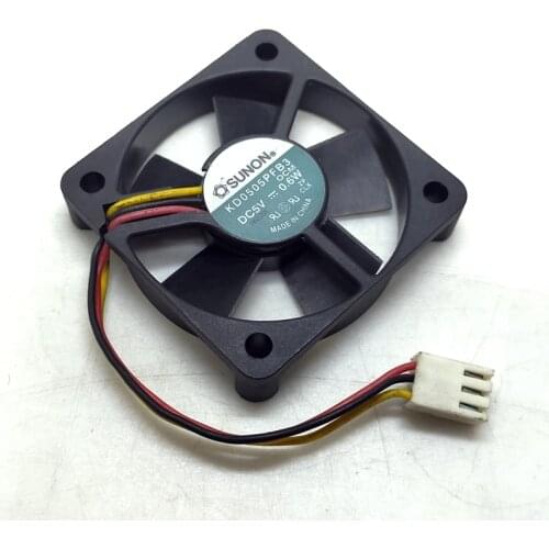 KD0505PFB3 For SUNON 5010 5V 3-Wire Inverter/Server Cooling Fan 5cm