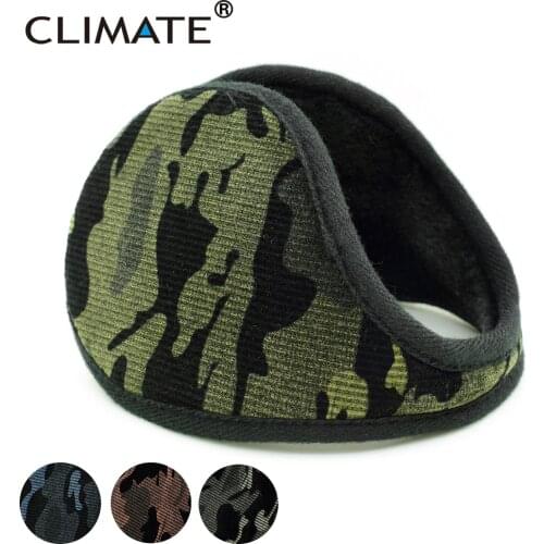 CLIMATE Men Camouflage Earmuffs Men Winter Ear Warmer Cover Camou Muff Cool Army Warm Ear Muff Military Ear Muffs for Men Women