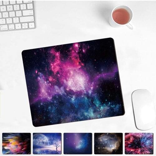 Mouse Pad Space Series Pattern Mouse Pad Thickened PU Leather Waterproof Non-Slip Fashion Gaming Pad Mouse Mat