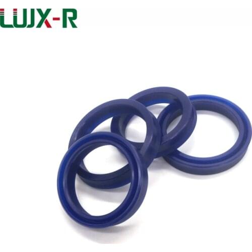 LUJX-R 2pcs UN Ring ID32/32.5/33/35mm Hydraulic Shaft Rotary Oil Seal PU Pneumatic U Cup Ring Groove Gasket for Piston Rod
