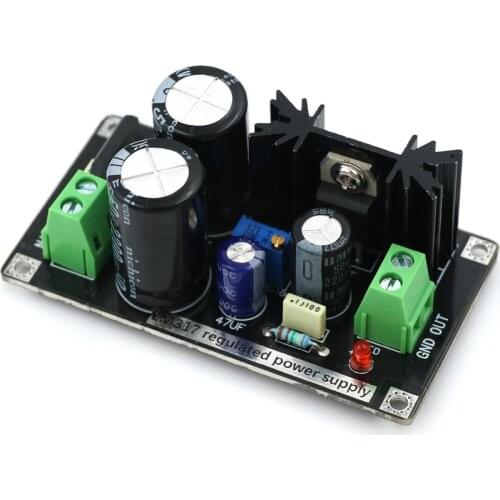 1PC LM317 Adjustable Regulated Rectifier Filter Power Supply Board Module