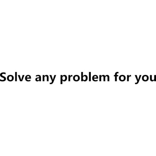 Solve your problem