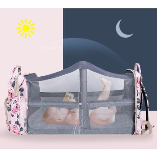 Backpack Maternity Travel Beds Women Mommy Changing Handbags Bebe Cot Stroller Organizer Nursery Nappy Diaper Bag For Babies