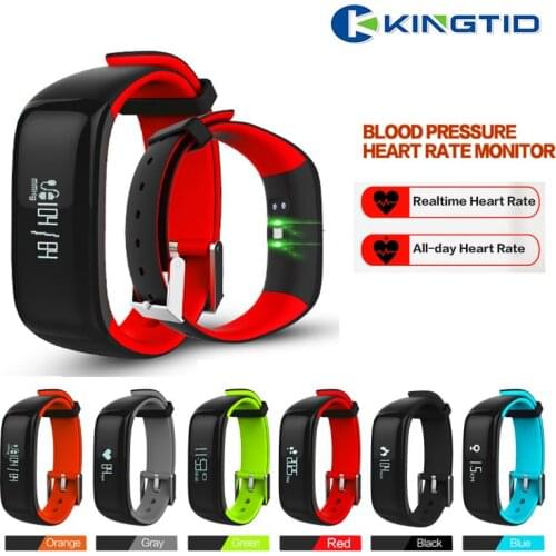 P1 Bluetooth Smart band Blood Pressure Monitor Heart Rate Monitor Wristband Waterproof IP67 Smart Bracelet Wearable 0.86" OLED