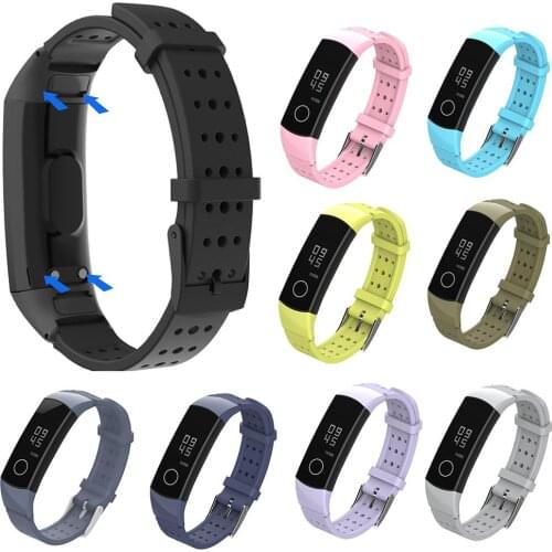 Replacement Silicone Wristband Smart Bracelet Strap Soft Wristbands for Huawei Honor Band 4/5